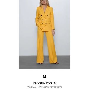 Yellow Zara Trousers MEDIUM